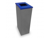 Koš za zbiranje odpadkov z modrim pokrovom 60L