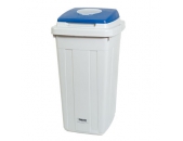 Koš za zbiranje odpadkov ECO-LID 95L z modrim pokrovom
