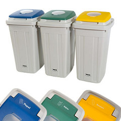 Komplet treh košev ECO-LID 95 L