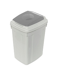 Koš za zbiranje odpadkov ECO-LID 42L s sivim pokrovom