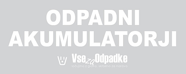 Nalepka za koš z napisom 