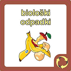 Samolepilna nalepka 30x30 z napisom 