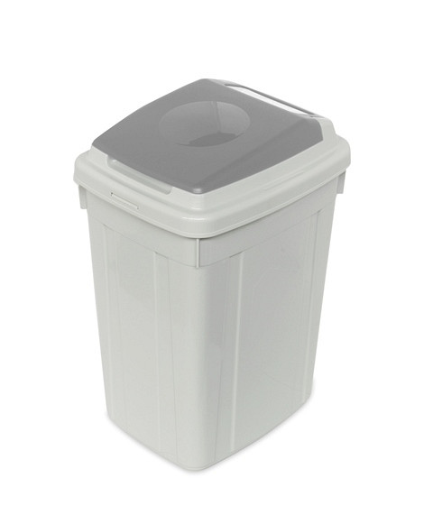 Koš za zbiranje odpadkov ECO-LID 42L s sivim pokrovom