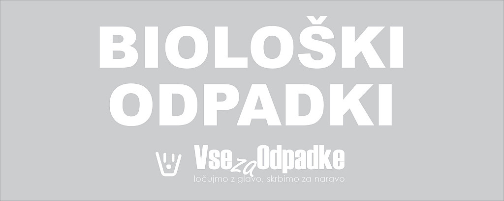 Nalepka za koš z napisom 