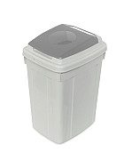 Koš za zbiranje odpadkov ECO-LID 42L s sivim pokrovom