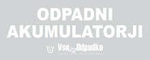 Nalepka za koš z napisom 