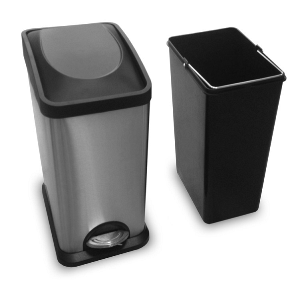 Koš z nožnim pedalom INOX