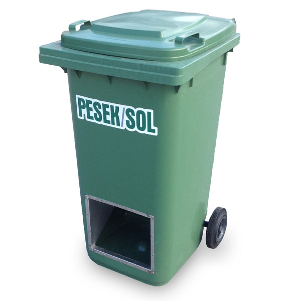 Zaboj za pesek ali sol 240L