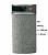 Betonski koš URBANO INOX 75L s pepelnikom