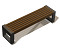 Klop CANVAS 180 v sivi barvi